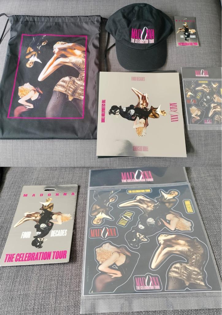 Madonna Celebration Tour VIP merchandise pakket, Verzamelen, Muziek, Artiesten en Beroemdheden, Gebruikt, Gebruiksvoorwerp, Verzenden