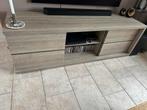 LAATSTE KANS MOET WEG Tv Kast Grijs Eiken, Ophalen, Kunststof, Gebruikt, 150 tot 200 cm