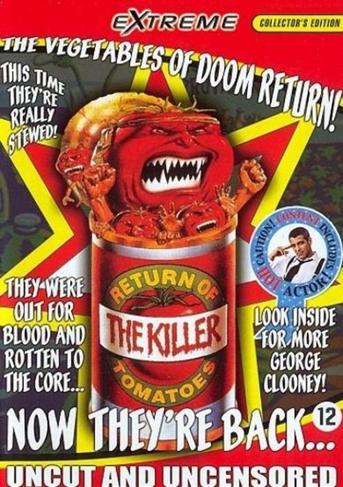 George Clooney - Return of the Killer Tomatoes! (1988), Cd's en Dvd's, Dvd's | Science Fiction en Fantasy, Zo goed als nieuw, Science Fiction