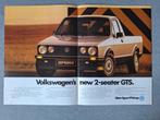 A3 Leaflet VW SPORT PICKUP GTS - South Africa, Ophalen of Verzenden, Zo goed als nieuw, Volkswagen