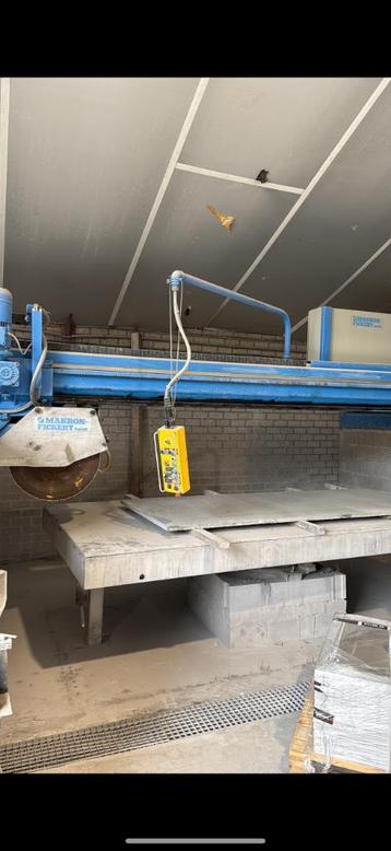 Te koop: Makron Fickert Natuursteen zaag beschikbaar voor biedingen