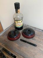 Unieke vintage Esterbrook glas en bakeliet inkthouder 444, Antiek en Kunst, Ophalen of Verzenden
