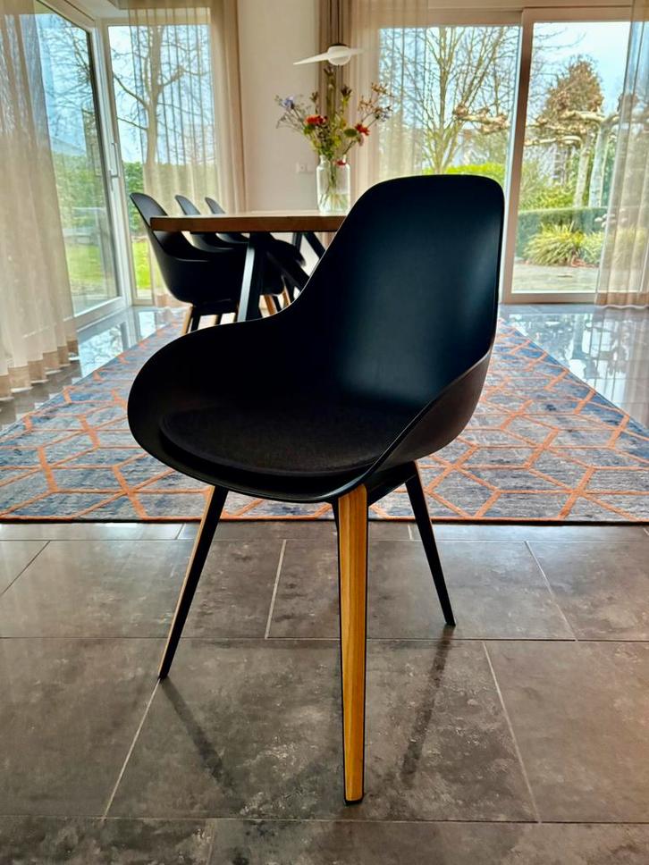 6x Kubikoff Slice (incl kussens), Huis en Inrichting, Stoelen, Zo goed als nieuw, Vijf, Zes of meer stoelen, Hout, Kunststof, Metaal