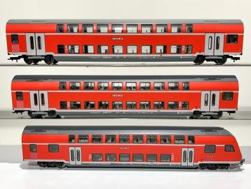 FLM: set van 3 DB personen dubbeldekker KASSEL voor H0-spoor beschikbaar voor biedingen