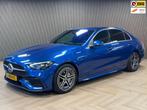 Mercedes-Benz C-klasse 220 d AMG Line Chameleon AIRCO NAVIGA, Auto's, Mercedes-Benz, Automaat, Achterwielaandrijving, Euro 6, Blauw