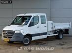 Mercedes Sprinter 514 CDI Kipper met Kist Dubbel Cabine Dubb, Auto's, Stof, Gebruikt, Euro 6, Wit