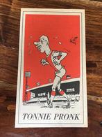 Voetbal karikatuur Dik Bruynesteyn Tonnie Pronk Ajax 1970, Verzamelen, Sportartikelen en Voetbal, Ophalen of Verzenden, Gebruikt