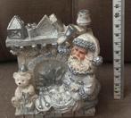 Kerst beeld openhaart met kerstman pm 12 cm, Diversen, Kerst, Ophalen, Zo goed als nieuw