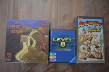 de chinese muur, level 8 en beestenveiling beschikbaar voor biedingen