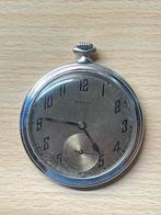 Zak horloge, Sieraden, Tassen en Uiterlijk, Horloges | Antiek, Overige merken, Zakhorloge, Staal, 1930 tot 1960
