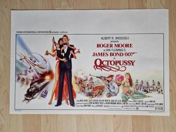 filmaffiche James Bond Octopussy 1983 filmposter beschikbaar voor biedingen