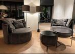 Te koop: Twee fauteuils incl poef, Huis en Inrichting, Fauteuils, Ophalen, 100 tot 125 cm, 125 cm of meer, Zo goed als nieuw
