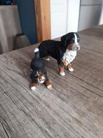 Schleich berner sennenhond met pup, Verzamelen, Dierenverzamelingen, Ophalen of Verzenden