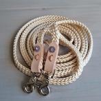 Touwteugels crème western clips en concho's 3meter, Dieren en Toebehoren, Paarden en Pony's | Hoofdstellen en Tuigage, Ophalen of Verzenden