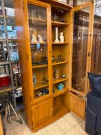 Houten vitrinekast - 190x85cm, Huis en Inrichting, Kasten | Vitrinekasten, Ophalen, Gebruikt, Kingloop, Kingloop