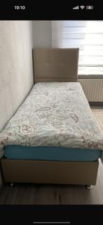 Boxspring 1-persoon met opbergruimte, Ophalen, Zo goed als nieuw, Eenpersoons, 90 cm