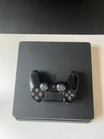PS4 Slim + Controller, Spelcomputers en Games, Spelcomputers | Sony PlayStation 4, Ophalen of Verzenden, Zo goed als nieuw, Met 1 controller