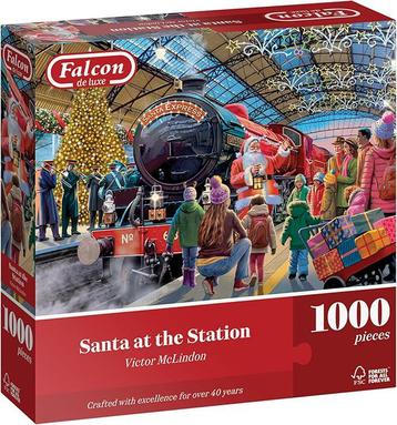 Falcon de Luxe - Santa at the Station - 1000 stukjes beschikbaar voor biedingen