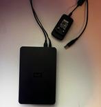 WD externe Hardeschijf 1,4TB, Computers en Software, Harde schijven, Verzenden, Zo goed als nieuw, Desktop, USB