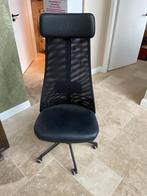 Bureau stoel, Huis en Inrichting, Ophalen, Zwart, Leer, Zo goed als nieuw