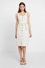 Y.A.S crème witte midi jurk met knopen maat S 36, Kleding | Dames, Onder de knie, Wit, Zo goed als nieuw, Maat 36 (S)