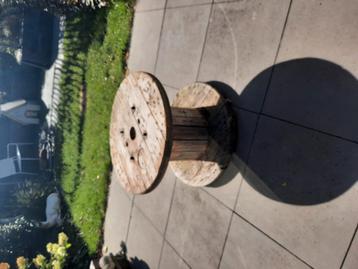 Houten kabelhaspel van 70 cm diameter  beschikbaar voor biedingen