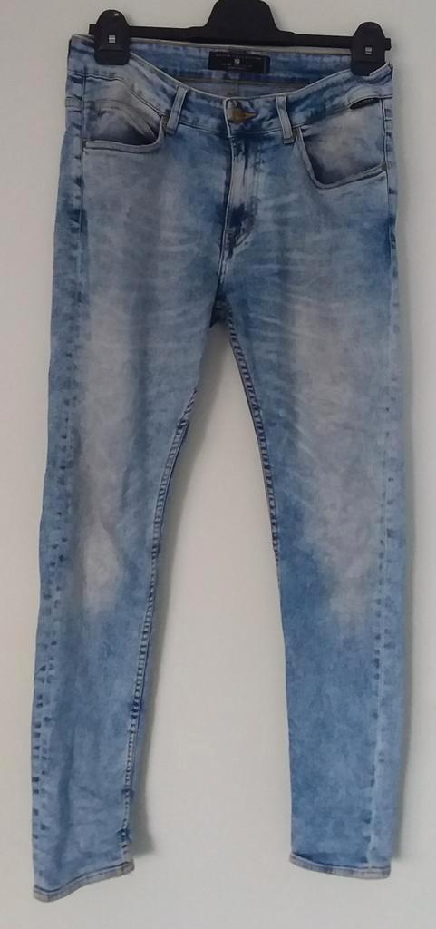 Zara Man Denim broek. Maat S., Kleding | Heren, Broeken en Pantalons, Nieuw, Blauw, Ophalen of Verzenden
