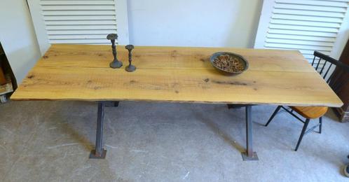 prachtige grote boomstam tafel 260 cm, Huis en Inrichting, Tafels | Eettafels, Nieuw, 50 tot 100 cm, 200 cm of meer, Vijf personen of meer