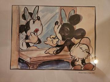 Mickey's Surprise Party Zeefdruk - Minnie Mouse 1939 beschikbaar voor biedingen