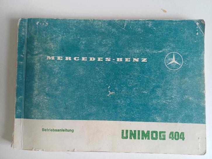 Originele handleiding Mercedes-Benz Unimog 404, Auto diversen, Handleidingen en Instructieboekjes, Ophalen of Verzenden