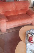 bankstel 2 en 3 zits kleur Terra, Huis en Inrichting, Banken | Bankstellen, Ophalen, Gebruikt, Minder dan 75 cm, 150 tot 200 cm