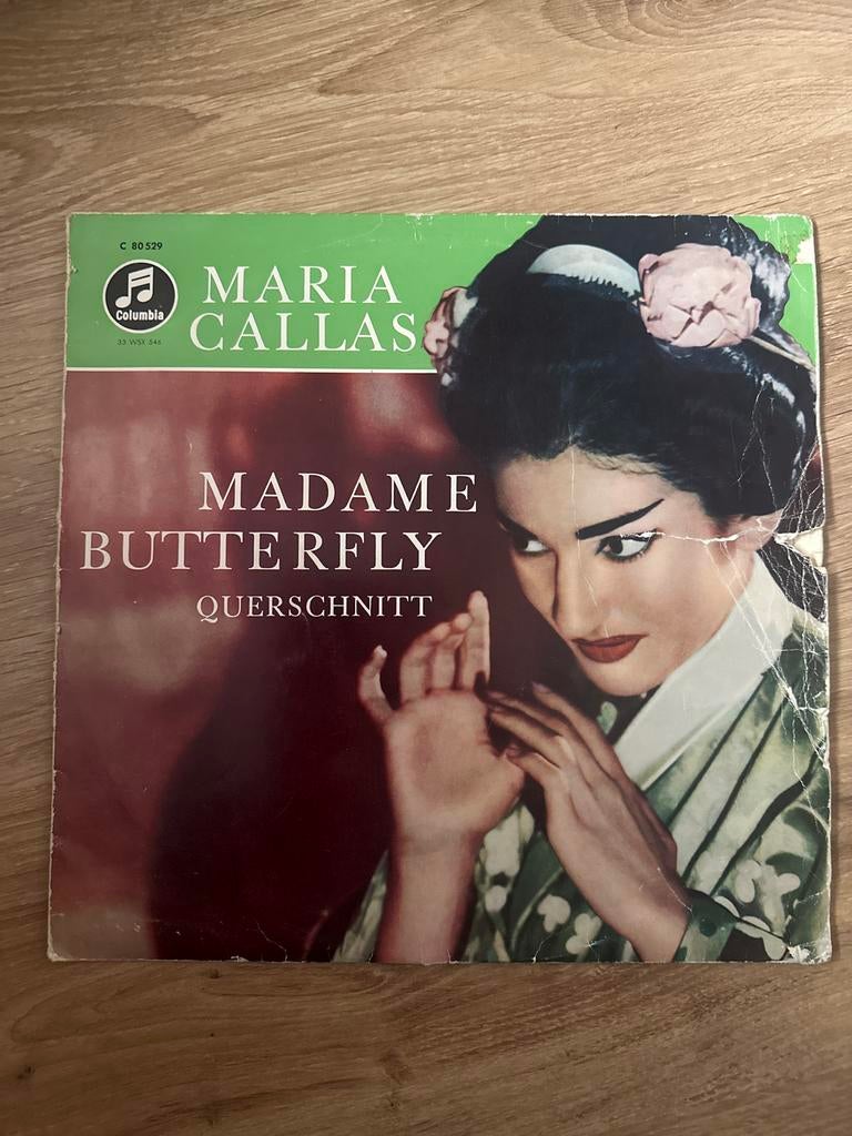 Maria Callas - Madame Butterfly (Columbia), Cd's en Dvd's, Vinyl | Klassiek, Gebruikt, Opera of Operette, Modernisme tot heden