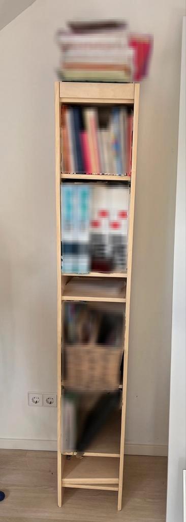 Houten Boekenkast met 8 Legplanken, Huis en Inrichting, Kasten | Boekenkasten, Gebruikt, Minder dan 50 cm, 150 tot 200 cm, 25 tot 50 cm