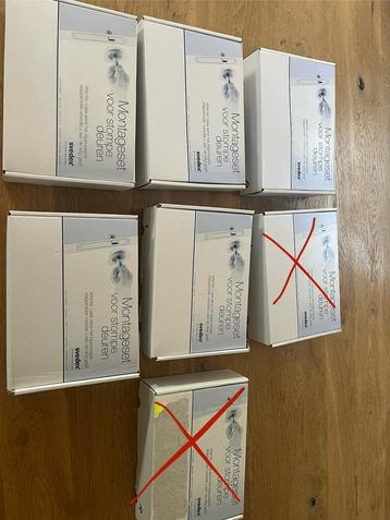Svedex montage sets (3 scharnieren per set voor stompen deur beschikbaar voor biedingen