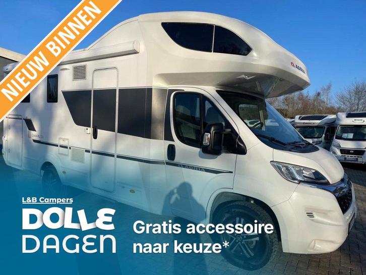 Adria Coral A670SL Enkele Bedden Garage 56000 km 2019, Caravans en Kamperen, Campers, Bedrijf, tot en met 5, Alkoof, Adria, Overige merken
