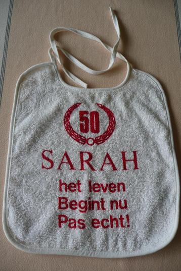 Badstof slabbetje voor Sarah beschikbaar voor biedingen