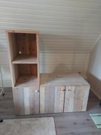 Houten Kast met Opbergruimte, Huis en Inrichting, Ophalen, Met deur(en), 100 tot 150 cm, 100 tot 150 cm