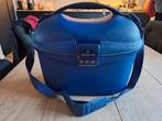 Samsonite beautycase hardcase blauw, Blauw, Ophalen of Verzenden, Hardcase, Zo goed als nieuw