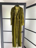 King Louie maat 40 groene velvet jumpsuit 2531
