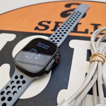 Apple Watch Ultra 2 49MM Titanium Black - Accu 100% beschikbaar voor biedingen