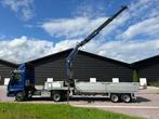 VELDHUIZEN ML 90 oplegger 18 ton met Amco Veba kraan met kip, Euro 5, Blauw, Origineel Nederlands, Bedrijf