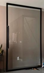 Stalen design deur 235x144cm - zelf demonteren, Ophalen, Gebruikt, Binnendeur, Glas