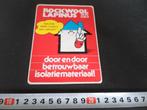 sticker ROCKWOOL LAPINUS door en door betrouwbaar, Ophalen, Zo goed als nieuw, Sticker