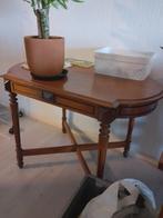 Teak tafel , bijzettafel , klein Bureau, Ophalen, Zo goed als nieuw, 75 cm of meer, 60 cm of meer