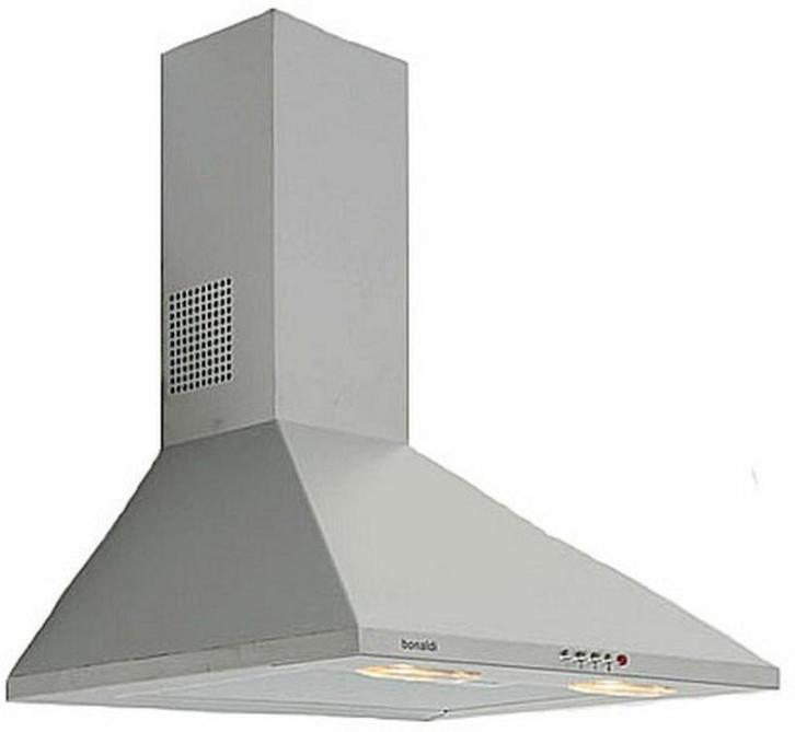 Motorloze wandschouwkap Airline CMNQ 60 IX, 60cm breed RVS, Witgoed en Apparatuur, Afzuigkappen, Nieuw, Inbouw, Wandschouwkap