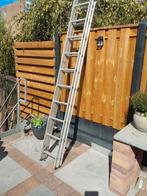 Ladder 2x 10 treden    270 cm onuitgeschoven, Doe-het-zelf en Verbouw, Ladders en Trappen, Ophalen, Gebruikt, 4 meter of meer