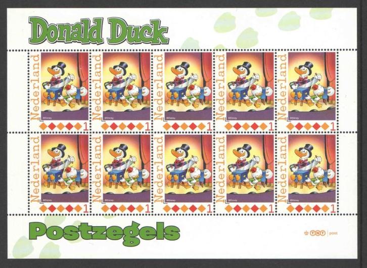 Postzegels Donald Duck, Ontdek Duckstad: Vel 32, Postzegels en Munten, Postzegels | Nederland, Postfris, Na 1940, Ophalen of Verzenden
