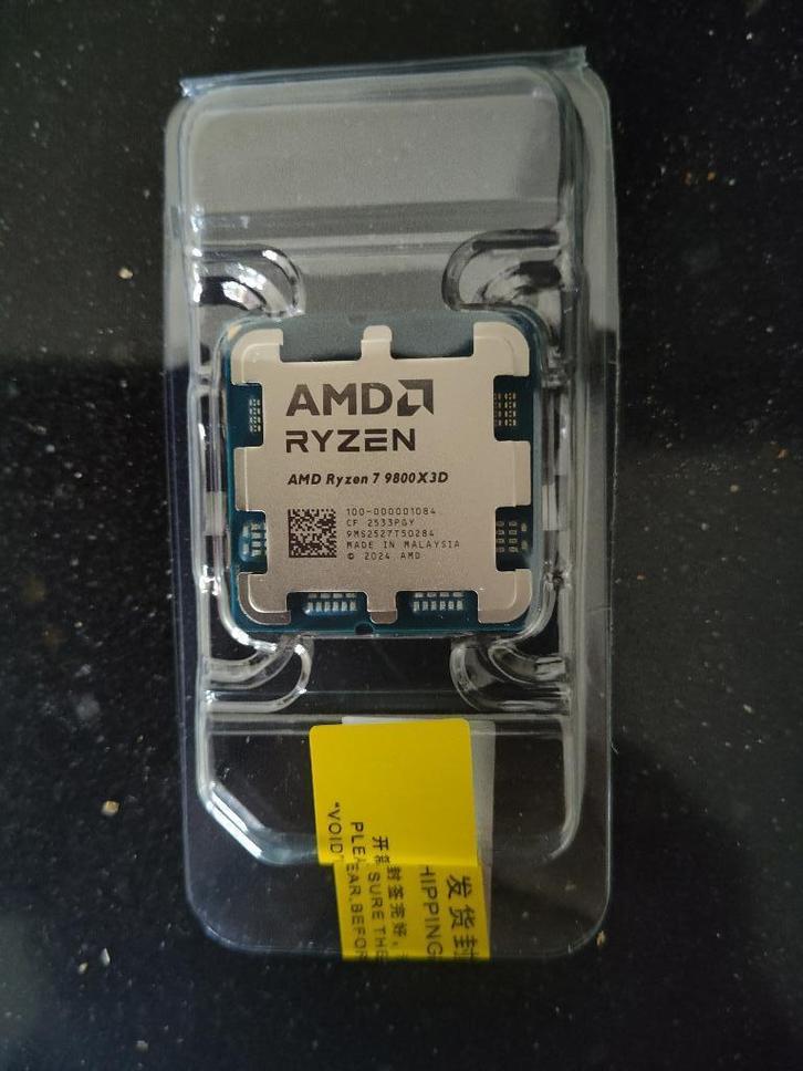 AMD Ryzen 9800X3D NIEUW met seal, Computers en Software, Processors, Nieuw, 3 tot 4 Ghz, Ophalen of Verzenden