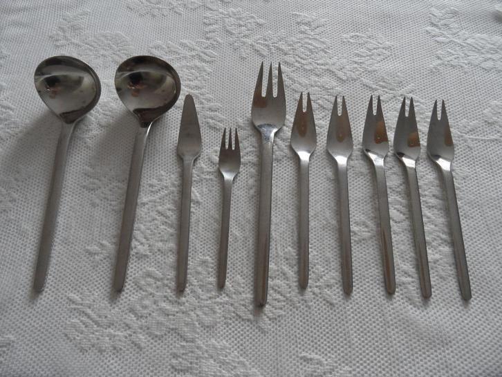 gero zilduro 770 (avanti) nog enkele bestekdelen, Antiek en Kunst, Antiek | Bestek, Ophalen of Verzenden