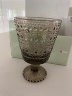 Iittala Kastehelmi 26cl glas op voet - Bokaal - linnen, Glas of Glazen, Nieuw, Ophalen of Verzenden, Glas